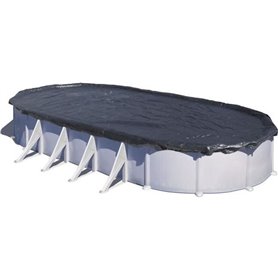 Bâche d'hivernage GRE pour piscine ovale 7