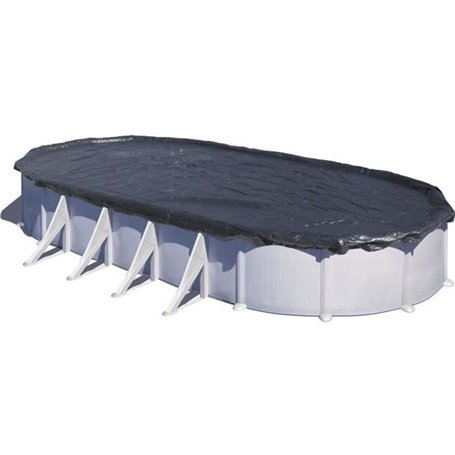 Bâche d'hivernage GRE pour piscine ovale 6