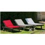 JARDIN PRIVE Coussin bain de soleil MONTE CARLO - 185 x 55 x 6 cm - Ivoire