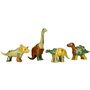 Jouet magnétique - KLEIN - 4 grands dinosaures Funny Puzzle, 1+ - Stimule la créativité et l'habileté manuelle !