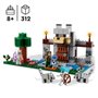 LEGO Minecraft 21261 La forteresse du loup - Jeu d'exploration sur le theme du squelette