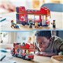 LEGO City 60407 Le bus rouge a deux étages, bus jouet, véhicule pour enfants des 7 ans
