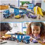LEGO City 60408 Le camion de transport de voitures de sport, 4 véhicules pour enfants