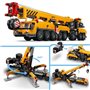 LEGO City 60409 La grue de chantier mobile jaune, set de construction cadeau pour enfants