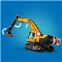 LEGO City 60420 La pelleteuse de chantier jaune, jouet pour enfant a partir de 8 ans