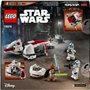 LEGO Star Wars 75378 The Mandalorian L'évasion en Speeder BARC, Set de Construction