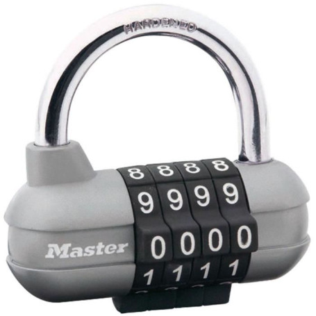 Cadenas a Combinaison - MASTER LOCK - 1520EURD - Gris - 5