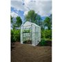 Serre de Jardin - NATURE - H195 x 143 x 143 - 2 étageres - PE armé 140 g/m² - Vert