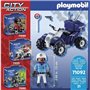 PLAYMOBIL - 71092 - Policier et quad