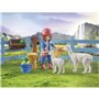 PLAYMOBIL - Amelia & Whisper avec box pour chevaux - Horses of Waterfall - 117 pieces - Des 5 ans