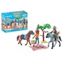 PLAYMOBIL 71470 Amélia et Ben avec chevaux - Horses of Waterfall - 2 personnages et 2 chevaux - Des 4 ans