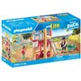 PLAYMOBIL 71475 Charpentier avec tourelle de jeu - My Life - 58 pieces - Jeu de rôle créatif