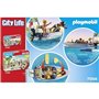 PLAYMOBIL - Mariés et bateau - City Life - Découvre les océans avec les mariés - Coffre de rangement - Des 4 ans