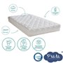 Matelas Bébé Climatisé - 60x120x10 cm - Reversible - Déhoussable - Anti Acarien - Fabrication Française