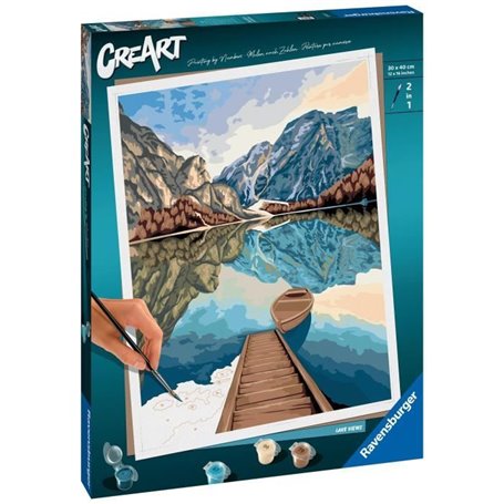 Ravensburger  CreArt grand format 30x40 cm  Lake views  Des 12 ans  23612