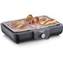 Barbecue électrique de table - SEVERIN - PG8554 - Surface de cuisson 37 x 29 cm - Bac a eau réducteur d'odeurs et de fumée
