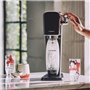 SodaStream ART Machine a Eau Pétillante - Pack 2 Bouteilles 1L Compatibles Lave-Vaisselle + 1 Recharge de Gaz 60L a Clip