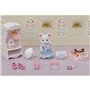 Sylvanian Families La valisette de mode et grande sur souris marshmallow