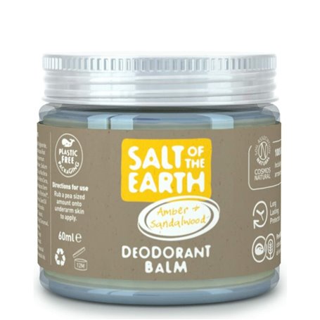 Déodorant Salt Of The Earth 60 g Baume Santal Ambre