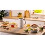 Bouilloire - BOSCH -  TWK1M121 MyMoment - Blanche - capacité 1,7L - base 360° - rangement du cordon -3 sécurités automat