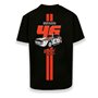 T-shirt à manches courtes homme RADIKAL WINNERS NEVER QUIT Noir S