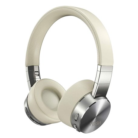 Lenovo Yoga Casque Avec fil &sans fil Arceau Bluetooth Crème
