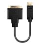 15 m DisplayPort DVI-D Noir