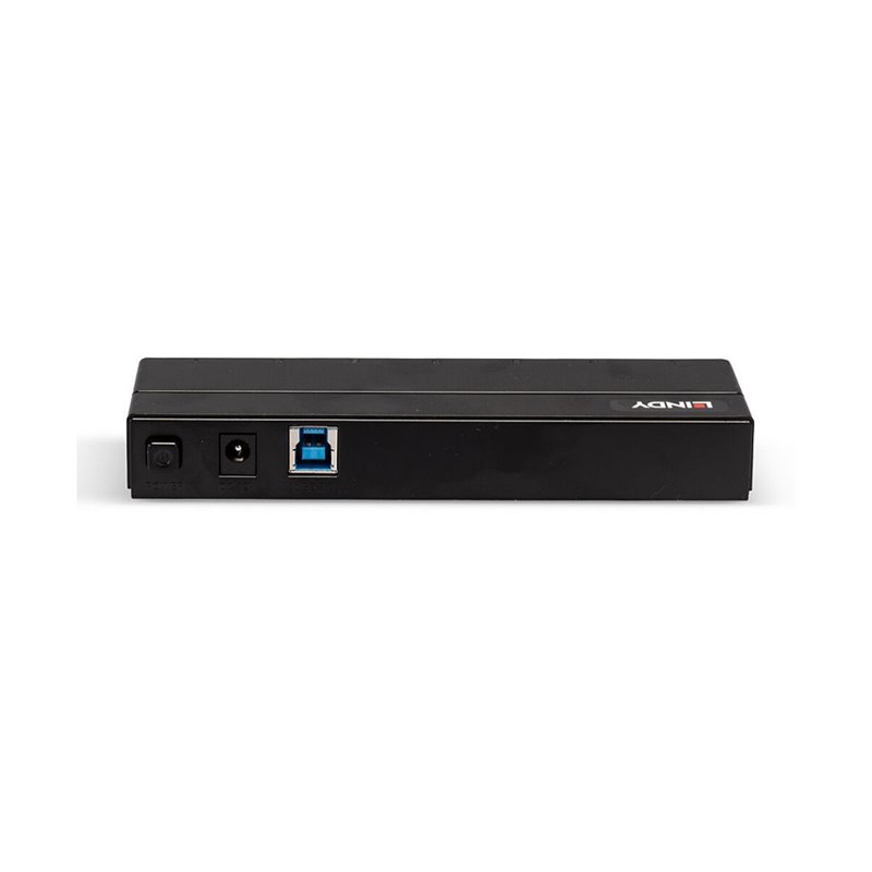 Image secondaire de Lindy 43228 hub & concentrateur USB 3.2 Gen 1 (3.1 Gen 1) Type-A 5000 Mbit/s Noir