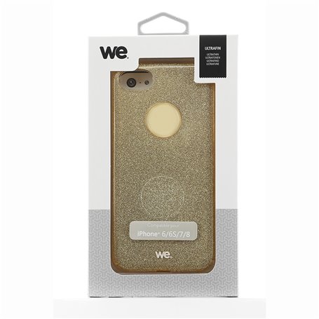 ***We coque de protection PAILLETTES APPLE IPHONE 6 / 6S / 7 / 8 / SE 2020 Or