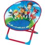 Siege lune pliable pour enfant - FUN HOUSE - Pat Patrouille - Bleu et rouge - Dimensions L 52 x P 45 x H 48 cm