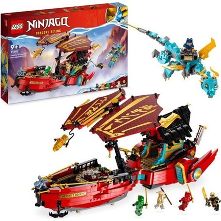 LEGO NINJAGO 71797 Le QG des Ninjas - La Course Contre la Montre