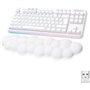 Clavier Gamer - Sans fil - Logitech G - G715 - Mécanique - avec Repose-Poignet - AZERTY - White Mist