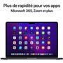 6 MacBook Air M2 - RAM 8Go - Stockage 256Go - Minuit - AZERTY