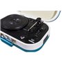 Trevi TT 1020 BT Tourne-disque à entraînement direct Bleu, Blanc Semi-automatique