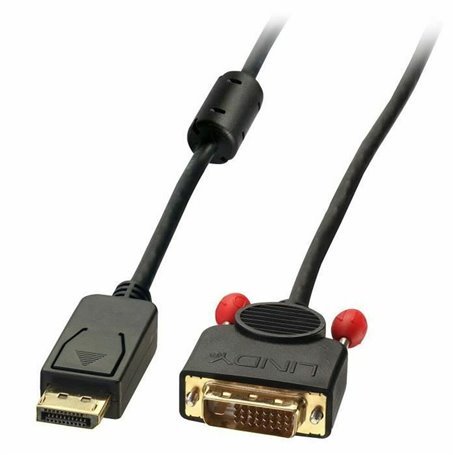 Lindy 41491 câble vidéo et adaptateur 2 m DisplayPort HDMI Noir