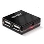 Lindy 42742 hub & concentrateur 480 Mbit/s Noir