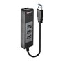 Lindy 43176 hub & concentrateur USB 3.2 Gen 1 (3.1 Gen 1) Type-A 5000 Mbit/s Noir