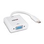 Lindy 43355 câble vidéo et adaptateur USB Type-C VGA (D-Sub) Blanc