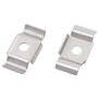 vidaXL Clips de clôture en papillon 50 pcs Acier inoxydable
