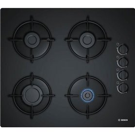 Bosch POP6B6B10 plaque Noir Intégré Gaz 4 zone(s)