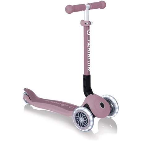 Trottinette 3 roues pliable - GLOBBER - JUNIOR LIGHTS ECOLOGIC - Rose Framboise - Lumineuses - Plastique recyclé - 2 a 6 ans - 5