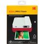 Appareil photo instantané et imprimante Bluetooth - KODAK - SMILE CLASSIC 2 en 1 - Rouge et Blanc