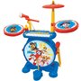Pat' Patrouille - Batterie Électronique pour enfant - Lumineuse - Complete 3 en 1 - Clavier