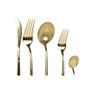Couverts DKD Home Decor Doré Acier inoxydable 3 x 1,5 x 13 cm 20 Pièces