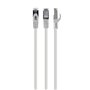 Câble Réseau Rigide FTP 6ème Catégorie GEMBIRD PP6A-LSZHCU-W-2M 2 m Blanc