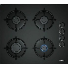 Bosch POP6B6B10 plaque Noir Intégré Gaz 4 zone(s)
