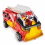 PAW Patrol - La Super Patrouille Le Film - Véhicule + Figurine Marcus - Voiture Figurine Pat Patrouille À Collectionner 