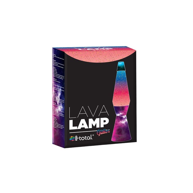 Image secondaire de Lampe à Lave iTotal Bleu Rose Verre Plastique 40 cm