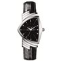 Montre Homme Hamilton VENTURA SS BLACK DIAL - BLACK LEATHER STRAP