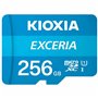 Carte Mémoire Micro SD avec Adaptateur Kioxia Exceria UHS-I Cours 10 Bleu 256 GB